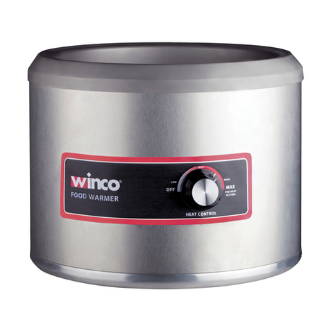 Winco FW-11R250 11 Quart Electric Round Food Warmer