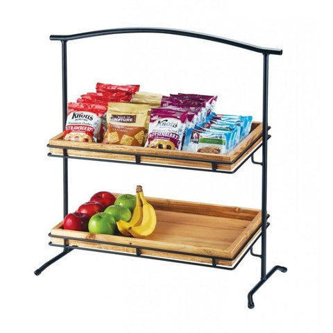 Cal-Mil 1330-12-13 2 Tier Arched Display Stand Frame, Metal, Black