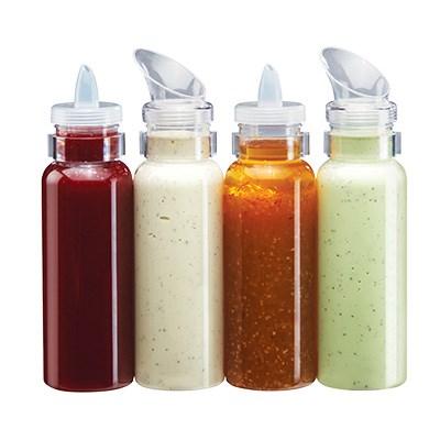 Cal-Mil 3300-28 28 Oz. Polycarbonate Salad Dressing and Juice Bottle