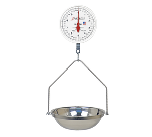 Detecto MCS-20F Scale, hanging, fish and vegetable, 14-1/2", 8" dial, 20 lb. capacity, 10 lb. x 1 oz. dial