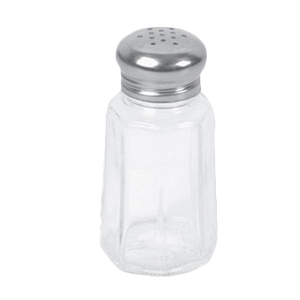 Thunder Group GLTWPS002 1-1/4 oz Paneled Glass Salt/Pepper Shaker