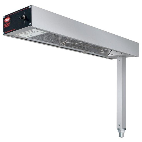 Hatco GRFS-24 Glo-Ray 6" Fry Station Overhead Warmer with Metal Elements and Plug - 120V, 500W