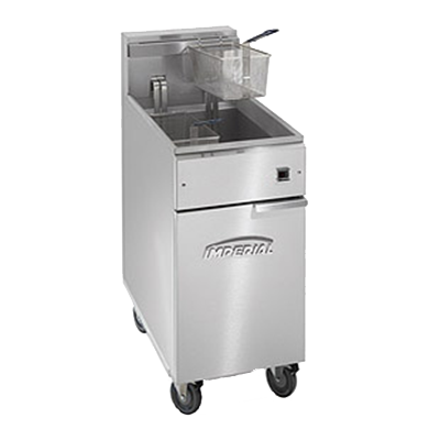 Imperial IFS-40-EU Fryer, electric, floor model, 40lb. capacity, snap action thermostat, 14.0 kW, CE