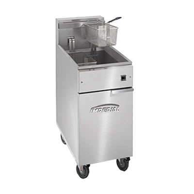 Imperial IFS-50-EU Fryer, electric, floor model, 50lb. capacity, snap action thermostat, 15.25 kW, CE