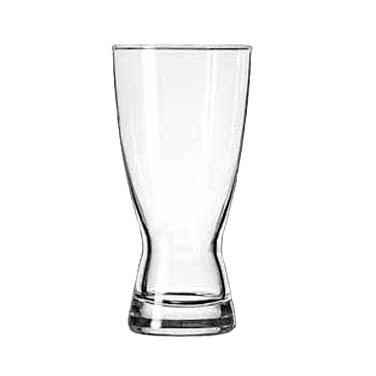 Libbey 1183HT 15 oz. Hourglass Design Pilsner Glass - Safedge Rim