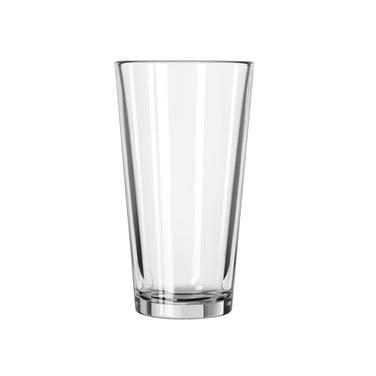 Libbey 15385-69292, 16 oz. Fizzazz Tall Plain Laser Etched Mixing Glass