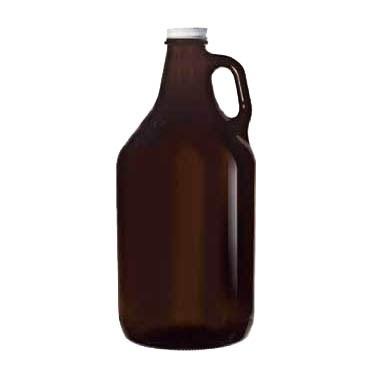 Libbey 70216, 32 oz. Growler With Lid, Amber