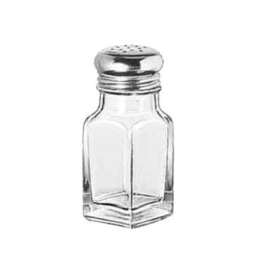 Libbey 97052, 4.125" Shaker For Salt/Pepper - Metal Lid, Square