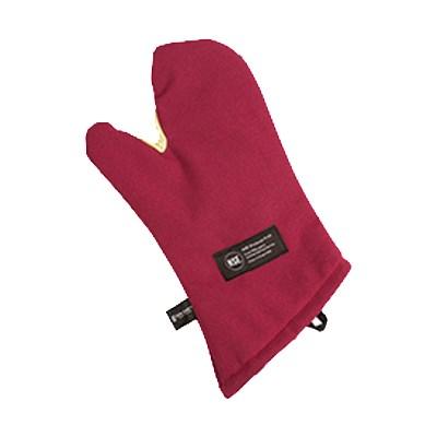 San Jamar KT0215 Cool Touch Flame Mitts, 15" Length, Red, NSF