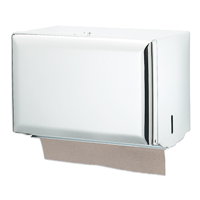 San Jamar T1800WH Classic® Paper Towel Dispenser, wall mount, white finish