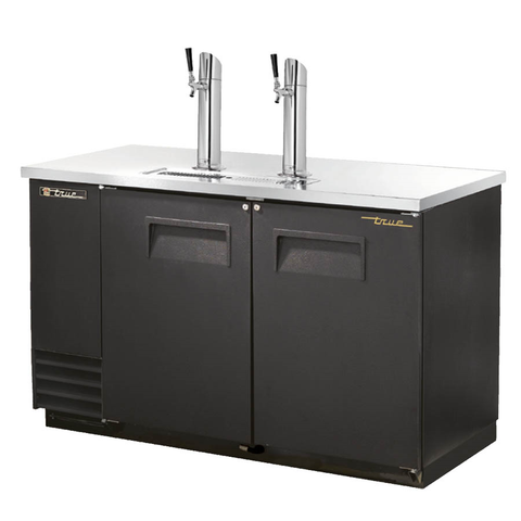  Draft Beer Cooler, Stainless Steel Counter Top, (2) 1/2 Keg Capacity