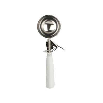 Thunder Group SLDS206P 5-1/3 Oz Ice Cream Disher  #6 One-Piece Color-Coded Handle White