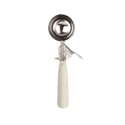 Thunder Group SLDS210P 3-1/4 Oz Ice Cream Disher #10 One-Piece Color-Coded Handle Ivory