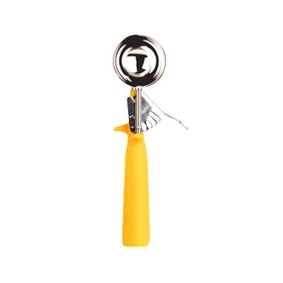 Thunder Group SLDS220P 1-5/8 Oz Ice Cream Disher  #20 One-Piece Color-Coded Handle Yellow