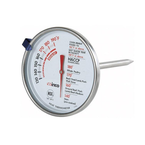 Winco TMT-MT3 Meat Thermometer, Temperature Range 130° To 190° F