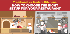 Traditional vs. Modern Kitchens: How to Choose the Right Setup for Your Restaurant
