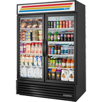 Restaurant Equipment &gt; Refrigeration Equipment &gt; Merchandising &amp; Display Refrigerators and Freezers &gt; Merchandising Reach-In Refrigerators &gt; Merchandising Glass Door Refrigerators &gt; Two Section