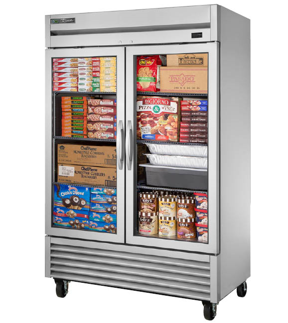 Restaurant Equipment &gt; Refrigeration Equipment &gt; Reach-In Refrigerators &amp; Freezers &gt; Reach-In Freezers &gt; Glass Door Freezers &gt; Two Section