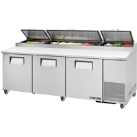 Restaurant Equipment &gt; Refrigeration Equipment &gt; Prep  Refrigerators &gt; Commercial Pizza Preparation Refrigerators &gt; Three Section Refrigerators