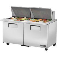 Restaurant Equipment &gt; Refrigeration Equipment &gt; Prep  Refrigerators &gt; Mega Top Sandwich &amp; Salad Preparation Refrigerators &gt; Two Section Refrigerators