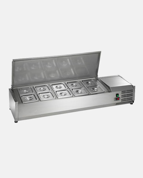 Refrigerated Ice Cream Toppings Rail | Charlie's Fixtures