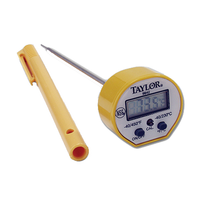 Taylor 9842FDA Pocket Thermometer, digital, instant read, -40° to 450°F