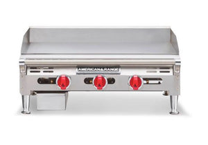 American Range ARMG-48 48" Griddle, Manual, 1" Thick Steel Plate, Countertop, Gas