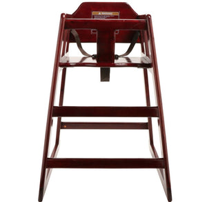 GET HC-100-MOD-M2 Mahogany Wood High Chair
