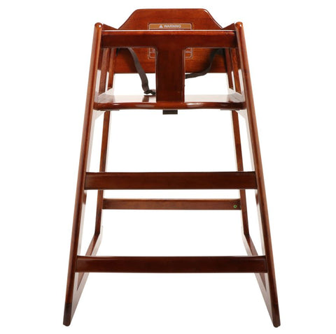 GET HC-100-MOD-W2 Walnut Wood High Chair