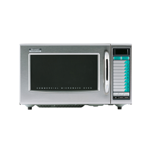 Sharp R-21LVF Microwave Oven, Medium Duty, 1000 watts, 1.0 cu. ft. Capacity, NSF