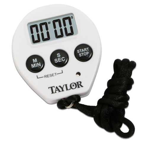 Taylor 5816N Timer Stopwatch, 0.7" LCD display with Lanyard