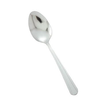 Winco 0001-03 Dinner Spoon 7", Stainless Steel, Medium Weight, Dominion Style