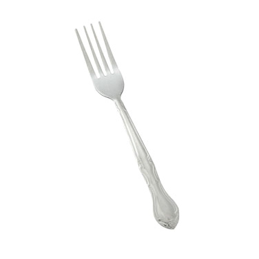 Winco 0004-05 Dinner Fork 7-1/4", Stainless Steel, Heavy Weight, Elegance Style
