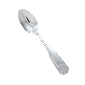 Winco 0006-01 Teaspoon 6-3/8", Extra Heavy Weight, Stainless Steel, Toulouse Style