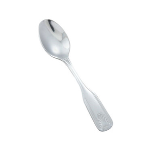Winco 0006-09 Demitasse Spoon 4-5/8", Extra Heavy Weight, Stainless Steel, Toulouse Style