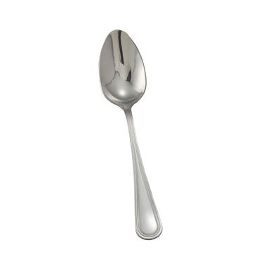 Winco 0030-10 European Tablespoon 8-1/4", Stainless Steel, Extra Heavy Weight, Shangarila Style
