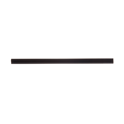 TableCraft Products 100132 Straws 7-3/4"L, 6mm Thick, Paper, Solid Black