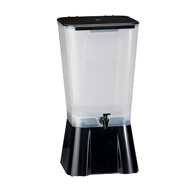 TableCraft Products 1053 Single Beverage Dispenser - 5 Gallon, Poly Black, NSF