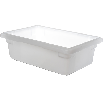 Carlisle 1063102 StorPlus™ Food Storage Box, 3-1/2 gallon, 18"L x 12"W x 6"H, white, NSF, Made in USA