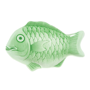 Thunder Group 1200CFG Melamine Fish Platter 12", Light Green