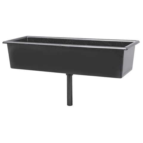 Spill-Stop 13-760 Bar Drain Tray, 14" x 5" x 3", complete with drain extension tube that fits into an overflow pipe, black