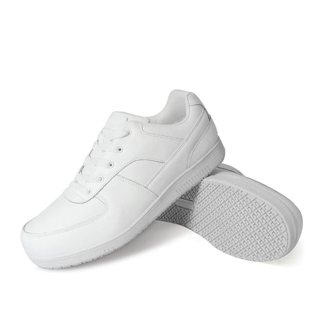 Genuine Grip 215 Women's Sport Classic, Slip Resistant Work Shoes, White