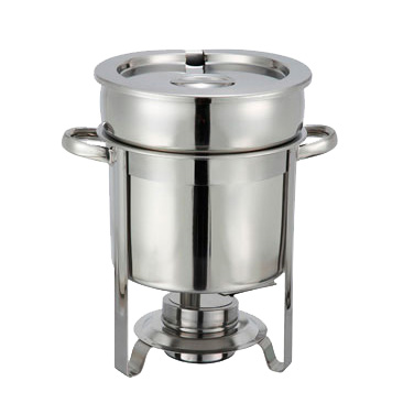 Winco 207 Soup Warmer, 7 Qt. with Cover, Stainless Steel