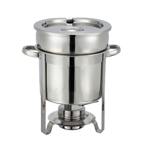 Winco 207 Soup Warmer, 7 Qt. with Cover, Stainless Steel