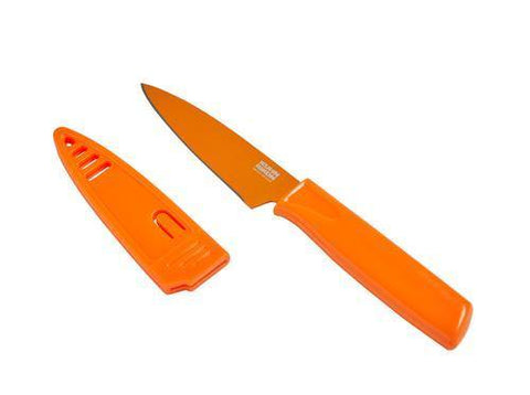 Kuhn Rikon 23343 Colori® Paring Knife 4”, Orange