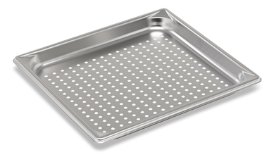 Vollrath 30113 Super Pan V® 2/3 Size Perforated Food Pan 1.25" Deep, Stainless Steel