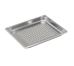 Vollrath 30213 Super Pan V® (Half-Size) Perforated Food Pan, 1.25"Deep, Stainless Steel