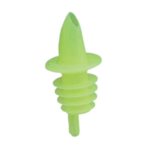Spill-Stop 350-06 Pourer, soft and flexible plastic, yellow, Made in USA