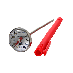 Taylor 3517 Instant Read Thermometer, high temperature, 1" dial, magnified lens, 50° to 550°F