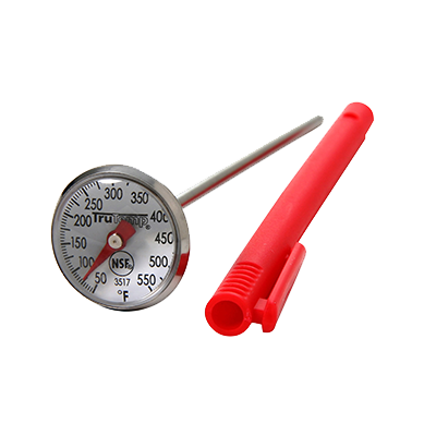 Taylor 3517 Instant Read Thermometer, high temperature, 1" dial, magnified lens, 50° to 550°F